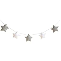Depory 5 Adornos para Colgar con diseño de Estrellas Banderines para Fiestas Infantiles Decoración para habitación de…